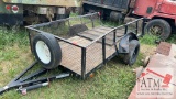 5’ x 10’ Trailer Wrecked-Damaged (No Title)