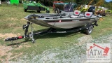 2014 Bass Tracker Pro 160 Boat & Trailer