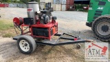 Hotsy 1260SS Hot Water Power Washer Trailer