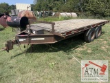 8' x 16' Deck Over Dual Axle Trailer (No Title)
