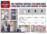 40' Container Office - House w/ Bathroom & Kitchen