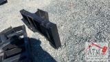 Post Driver Backing Plate - Skidsteer Attachment
