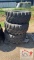 (3) Goodyear 400/70R18 Industrial Tires