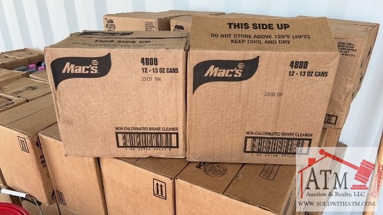 (2) Cases of Napa Brake Cleaner (24 Cans Total)