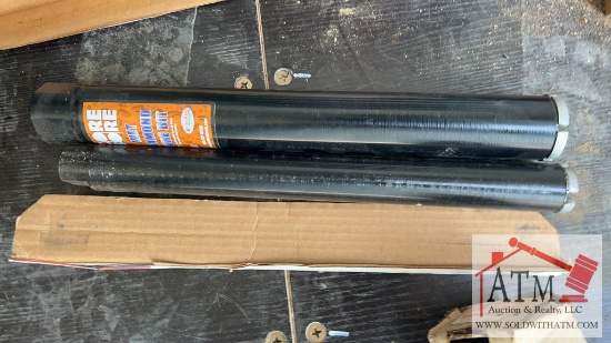 (2) Core Bore Diamond Core Drill Bits