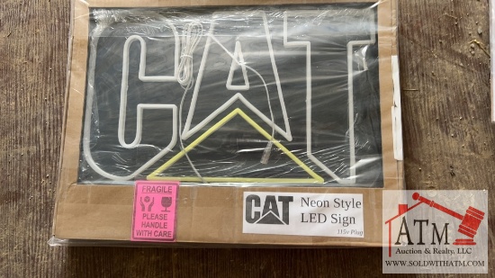 NEW Caterpillar Neon Sign