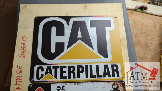 (2) NEW Retro Vintage Signs