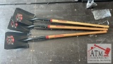 (3) NEW Square Shovels