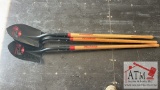 (3) NEW Round Shovels