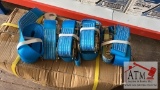 (4) NEW 1400lb Ratchet Straps