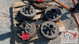 (4) 8-Lug Trailer Wheel Hubs