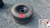 (2) 235 85R/16 8-Lug Wheel Assy