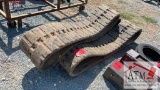 (3) Used Skid Steer Tracks