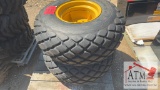 (2) Goodyear 13.3-16.1 Wheel Assembly