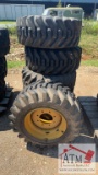 (5) Goodyear 12-16.5 Tires & 16.5x9 Wheels