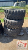 (3) Goodyear 400/70R18 Industrial Tires