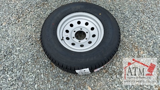 (1) NEW 225/75R-15 10-Ply 6-Lug Tire/Wheel Assy