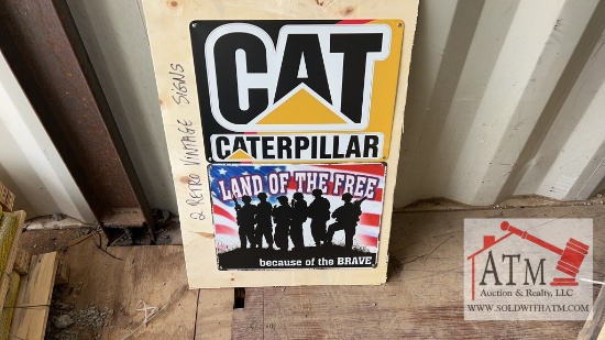 (2) NEW Retro Vintage Signs