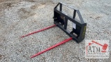 NEW Landhonor Bale Spear - Skidsteer Attachment