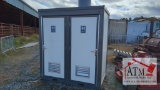 Unused Bastone Mobile Toilets w/ Double Stalls