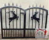 NEW Bi-Parting Iron Gate