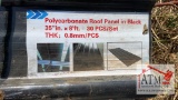 (30) NEW Black Polycarbonate Roof Panels