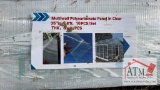 (10) NEW Multi-Wall Polycarbonate Clear Panes