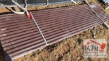 (30) NEW Brown Metal Roof Panels