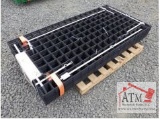 (40) NEW Black Metal Rail Panel 4