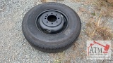 (1) NEW ST235/80R16 8-Lug 10 Ply Wheel Assy