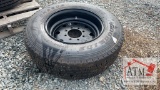 (1) NEW 235/75R17.5 10-Lug Trailer Wheel Assy