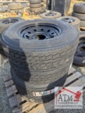 (1) NEW 235/80R-16 14-Ply 8-Lug Tire/Wheel Assy