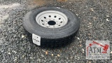 (1) NEW 235/85R-16 14-Ply 8-Lug Tire/Wheel Assy