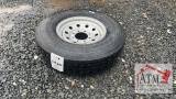 (1) NEW 235/85R-16 14-Ply 8-Lug Tire/Wheel Assy