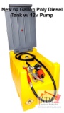 NEW 60 Gallon Poly Diesel Tank w/ 12V Pump