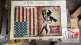 (2) NEW Retro Vintage Signs