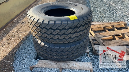 (2) NEW 425/65R22.5 Tires