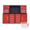 NEW 7' Work Bench w/ 18 Drawers - Red