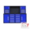 NEW 7' Work Bench w/ 18 Drawers - Blue