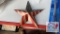 (7) Small American Flag Decorative Metal Stars