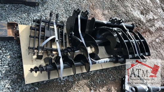 NEW 9 Piece Mini Excavator Attachment Set