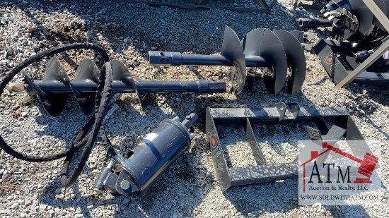 NEW Wolverine Auger & Bits - Skidsteer Attach