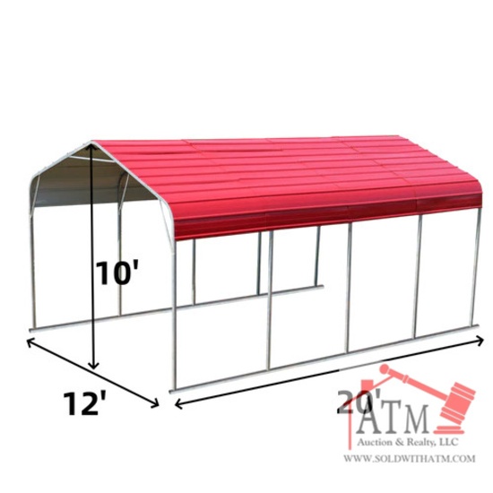 NEW 12' x 20' Steel Carport