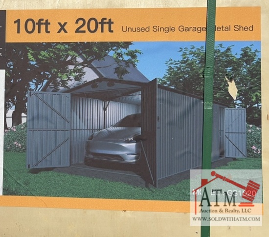 NEW 10' x 20' Portable Metal Shed
