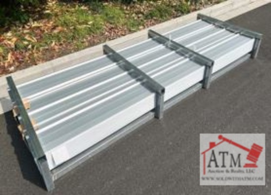 NEW (100 Sheets) 10' Galvalume Corrugated Roofing
