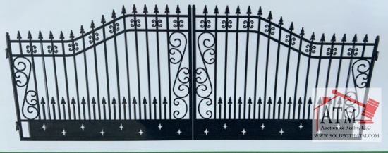 NEW 20' Estate Gate w/ Star