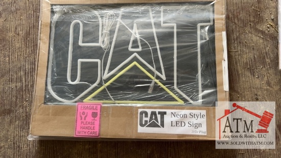 NEW Caterpillar Neon Sign