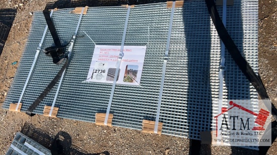 (2) NEW Galvanized Steel Garden Mesh