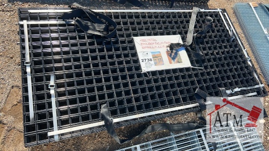 (20) NEW Black Metal Rail