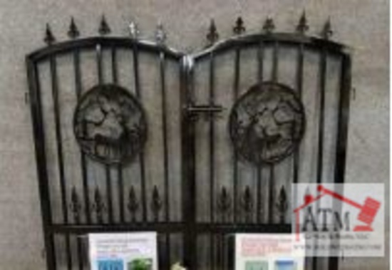 NEW Bi-Parting Iron Gate